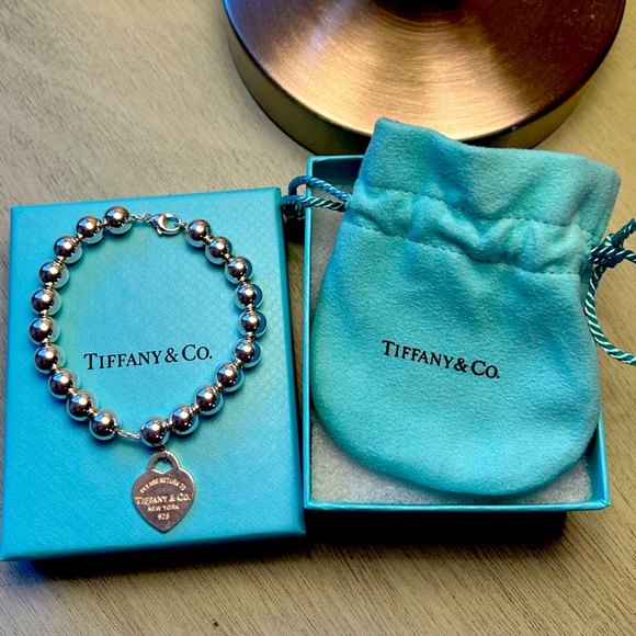 Tiffany & Co. Jewelry - Heart Tag Return to Tiffany ball bracelet.